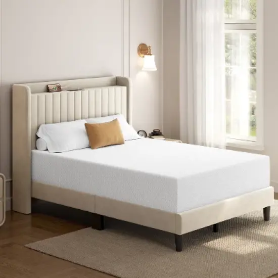 Yaheetech 12" Gel Memory Foam Mattress with Green Tea Scent, Cooling Tech, 3 Foam Layers image {8}