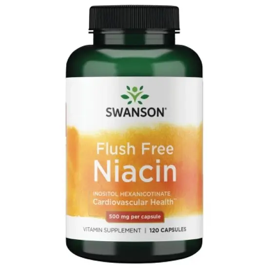 Swanson Vitamin B Flush Free Niacin 500 mg 120 Caps image {5}