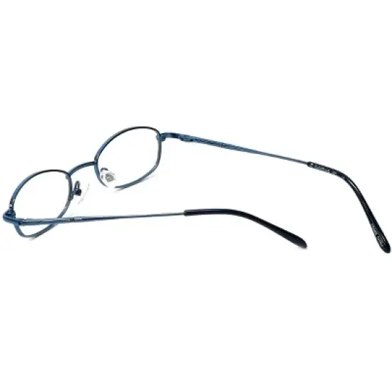 Flex Plus by Vivid FP-10 Designer Blue Light FIlter Reading Glasses in Blue 45mm +1.50 | Ladies | Oval Shape | Small Fit image {3}