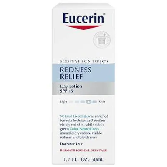 Eucerin Redness Relief Day Lotion Broad Spectrum Sunscreen - SPF 15 - 1.7 fl oz image {1}