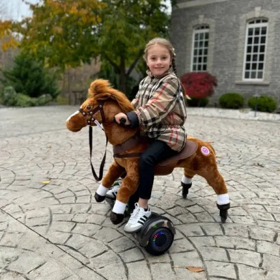 Power Pony Riding Toy - Champ Zume V2: Steel Ride-On Animal, Ages 4+, 200lb Capacity image {5}