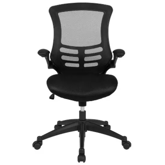 Swivel Task Chair Black - Flash Furniture image {9}