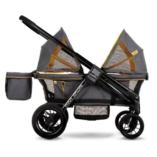 Evenflo Pivot Xplore All-Terrain Double Stroller Wagon image {26}