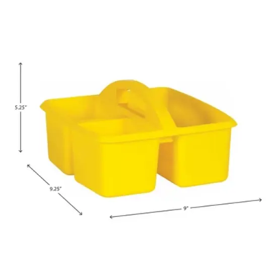 Teacher Created Resources&reg; Yellow Plastic Storage Caddy, Pack of 6 image {4}