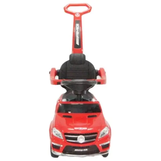 Best Ride On Cars Toddler 4-in-1 Mercedes Push Car Stroller Ride-On Toy with Horn Sounds, LED Lights, and Removable Handle image {1}