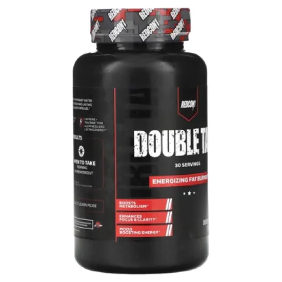 Redcon1 Double Tap, Energizing Fat Burner, 120 Capsules image {3}