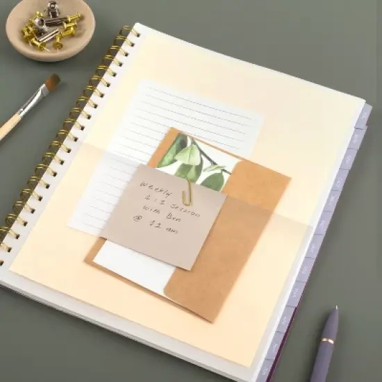 Leah Bisch for Cambridge 2025-2026 Weekly/Monthly Planner 3/4"x 9-3/8"x11" Pettie Floral image {6}