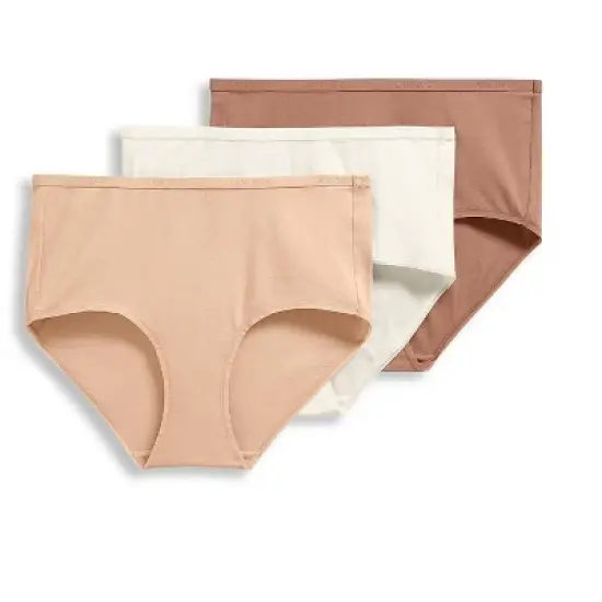Jockey Women's Organic Cotton Stretch Logo Modern Brief - 3 Pack image {7}