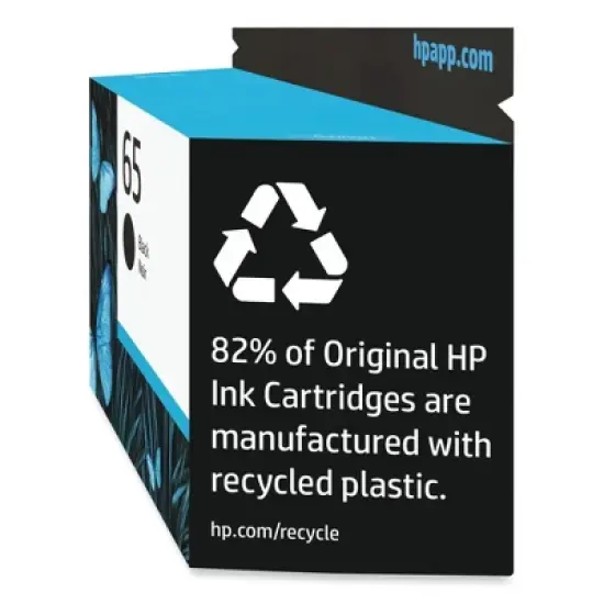 HP 65 Single Ink Cartridge - Black image {2}