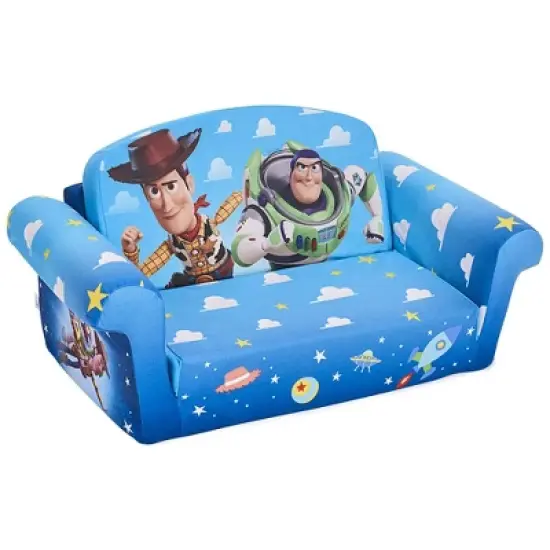 Marshmallow Furniture Disney's 2 in 1 Flip Open Compressed Foam Sofa and Sleeper Bed with Washable Cover image {13}