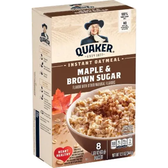 Quaker Instant Oatmeal Maple Brown Sugar 8ct image {7}