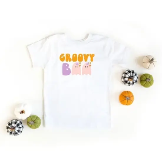 The Juniper Shop Groovy Boo Ghost Kids Short Sleeve Tee image {1}