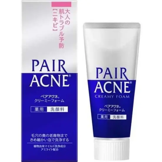 Lion Pair Acne Creamy Foam (2.82 oz) MADE IN JAPAN | Facial Cleaner | Face Skin Wash image {5}