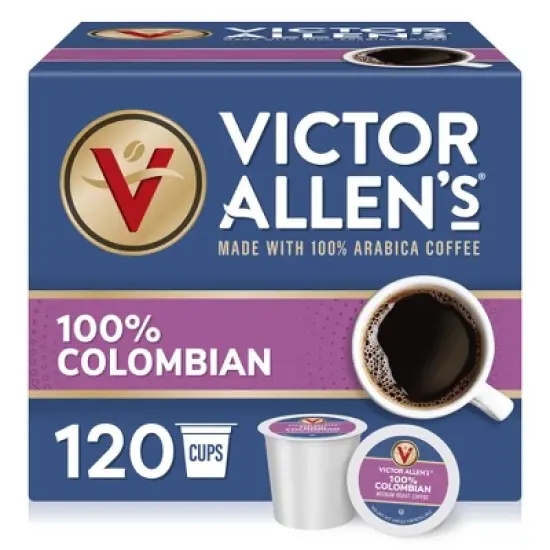 Victor Allen's Coffee 100% Colombian, Medium Roast, 120 Count, Single Serve Coffee Pods for Keurig K-Cup Brewers image {6}