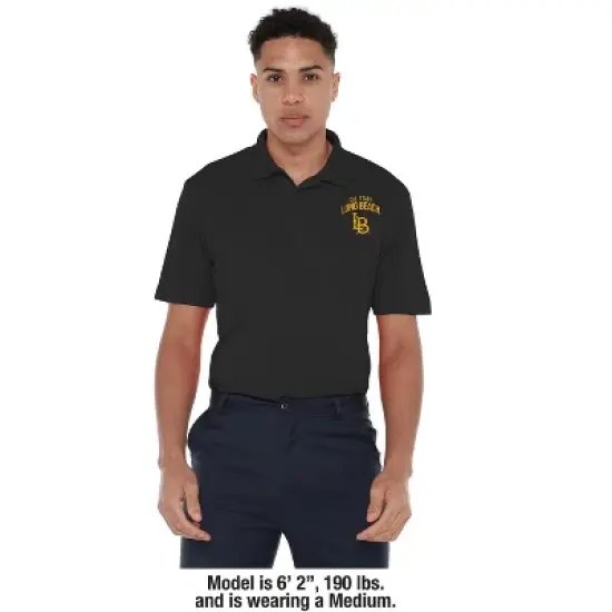 Men's California State University Long Beach Adult Polo Left Chest Logo image {2}