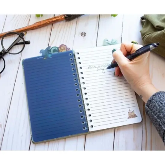 Silver Buffalo Harry Potter Hogwarts Houses 5-Tab Spiral Notebook With 75 Sheets | 5 x 8 Inches image {7}