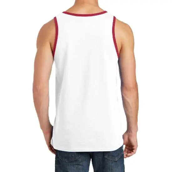 Mafoose Mens Solid Cotton Tank Top Sleeveless Tee Shirt for Sports, Gym, Fitness, Beach image {11}