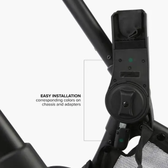 DFY R1 Car Seat Adapters - Black image {3}