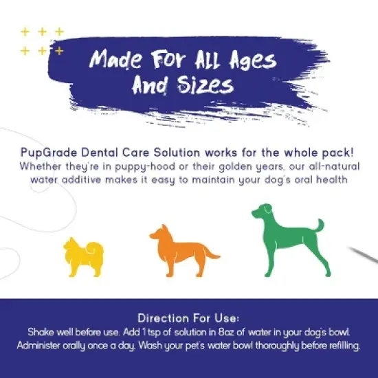 PupGrade Dental Care Water Additive Solution for Dogs - 8 Fl Oz image {3}