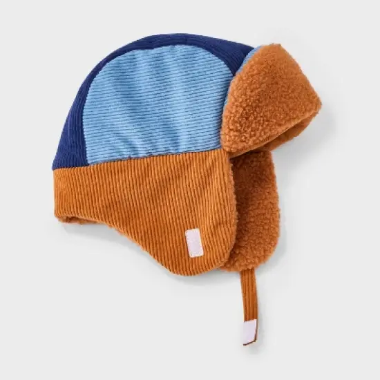 Toddler Boys' Colorblock Corduroy Trapper Hat - Cat & Jack&trade; image {1}