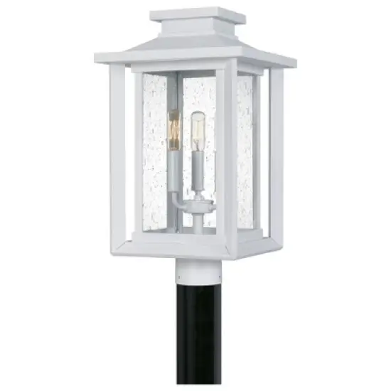 Quoizel Lighting Wakefield 3 - Light Post Light in  White Lustre image {1}