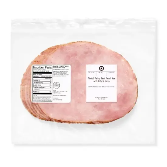 Black Forest Ham Deli Fresh Sliced - price per lb - Market Pantry&trade; image {3}