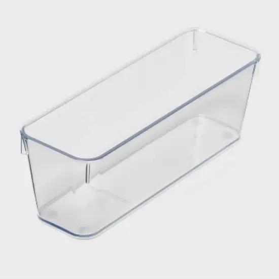 3"x9" Drawer Flatware Organizer - Brightroom&trade;: Clear PETG In-Drawer Silverware Tray, Contemporary Style image {3}