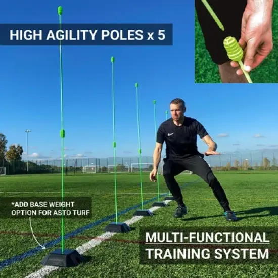 QUICKPLAY Agility Poles (set of 10) image {4}