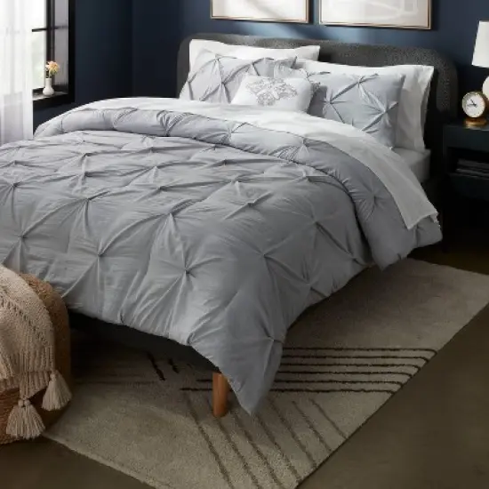 8pc Pinch Pleat Comforter and Sheet Set - Threshold&trade; image {1}