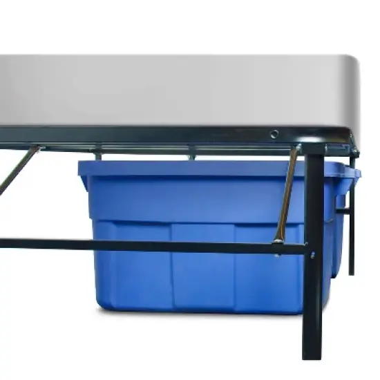 Eco-Lux Metal Platform Base Bed Frame Black - Eco Dream image {4}