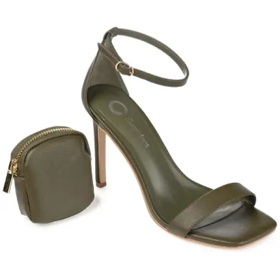 Journee Collection Womens Everton Tru Comfort Foam Open Toe High Stiletto Pumps image {11}