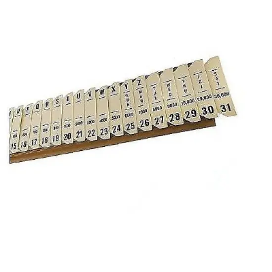 Pendaflex General Purpose Indexed Sorter Letter Size Plastic Gray 40652 image {2}