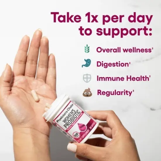 Physician's Choice 50 Billion CFU Women's Probiotic Capsules image {2}