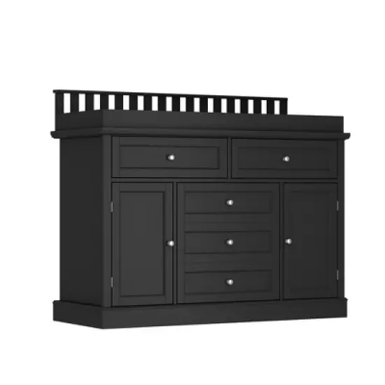 Famapy Baby Changing Table Chest of Drawers Edge Protection Top Upholstery image {3}
