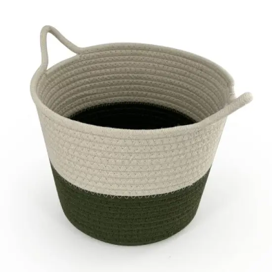 Rope Basket Green - Bullseye's Playground&trade; image {2}