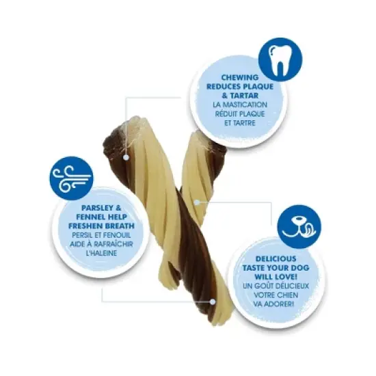 N-Bone Flossta Dual-Action Beef Liver Flavor Dental and Hard Chew Dog Treats - 6.4oz image {2}