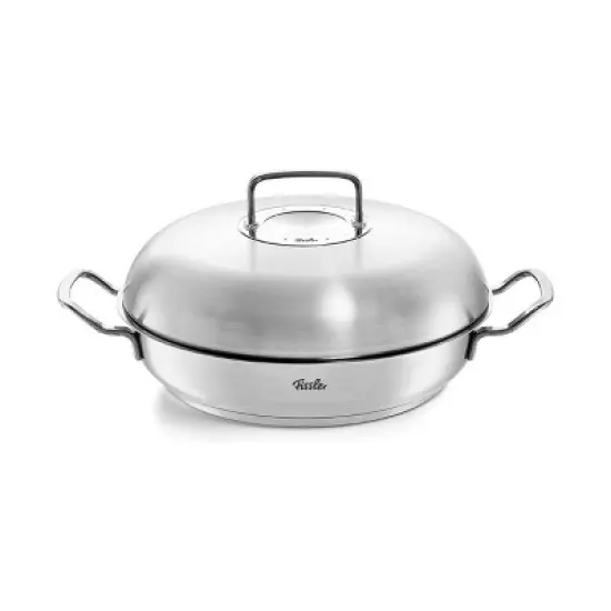 Fissler Original-Profi Collection Stainless Steel Serving Pan, with High Dome Lid image {7}