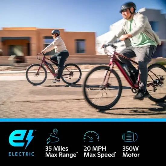 Schwinn Regent 27.5" Adult Hybrid Bike - Dark Red image {8}