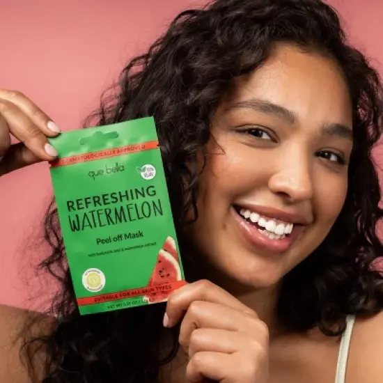 Que Bella Refreshing Watermelon Peel Off Mask - 0.35oz image {3}