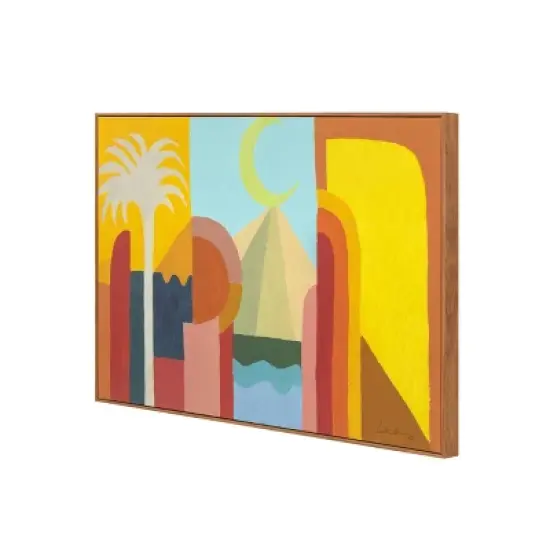 36" x 24" Time and Place Framed Wall Art - Opalhouse&trade; designed with Jungalow&trade; image {5}