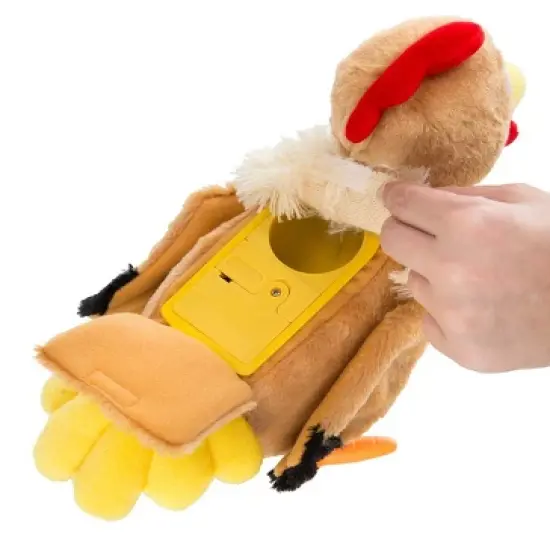 HearthSong Plush Musical Egg-Laying Hen with Three Eggs image {4}