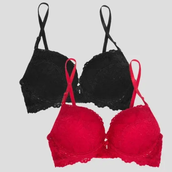 Smart & Sexy Add 2 Cup Sizes Push-Up Bra 2-Pack image {8}
