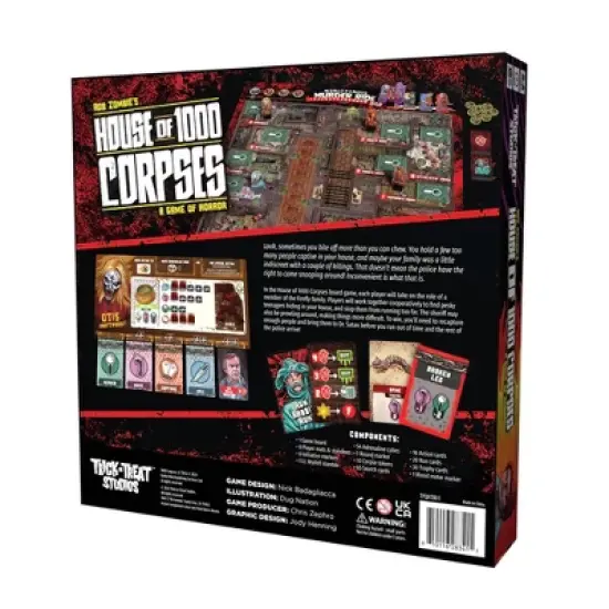 Trick Or Treat Studios Rob Zombie's House of 1000 Corpses Board Game image {4}