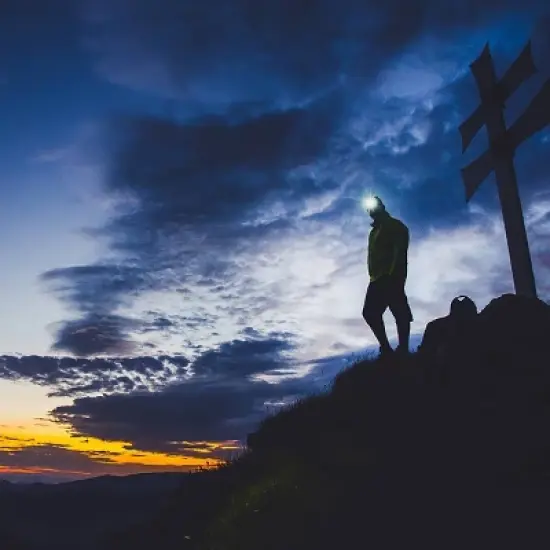 POWERCAP Adult 4 LED Unstructured Cotton Hat - Real Tree Camo image {4}