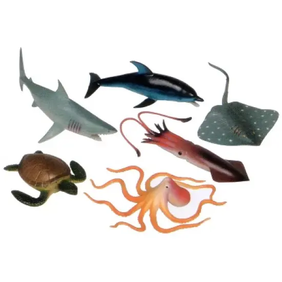 Get Ready Kids Ocean Animals Playset, Set of 6 image {1}