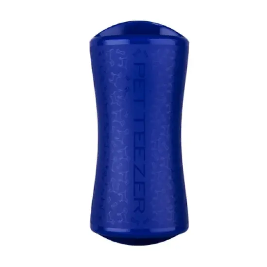 Pet Teezer Small De-Shedding Dog Grooming Brush - Blue image {2}