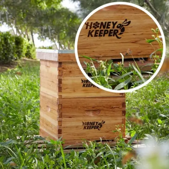 Honey Keeper 5 Pack Beehive Entrance Reducer - 10 Frame Hive Entrance Protector for Beekeeping image {6}