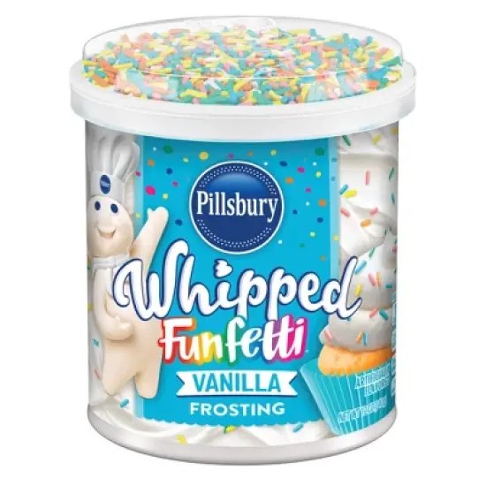 Pillsbury Whipped Funfetti Vanilla Frosting -  12oz image {8}