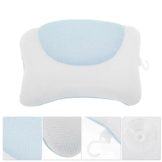 Unique Bargains Square Style Bath Pillow 9.06"x3.15" 1 Pc image {1}