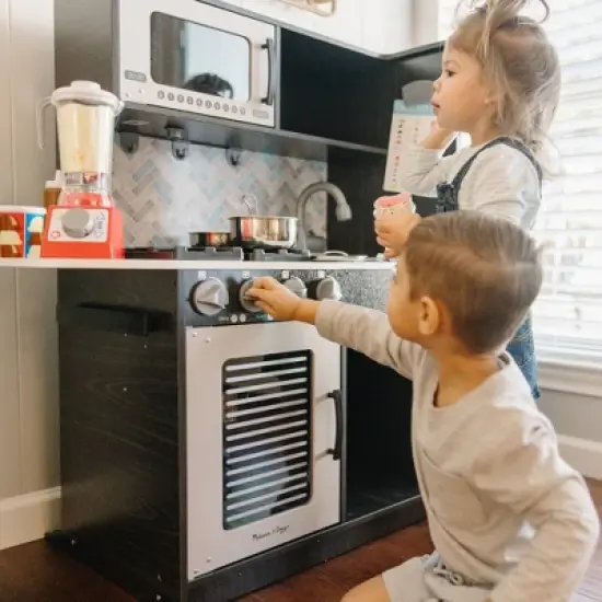 Melissa & Doug Chef's Kitchen Pretend Play Set - Charcoal image {4}